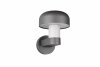 Nowoczesny kinkiet zewnętrzny szary kształt grzybka klasyczny minimalistyczny aluminiowy betonowy dekor FRASER IP54 262560178 Trio